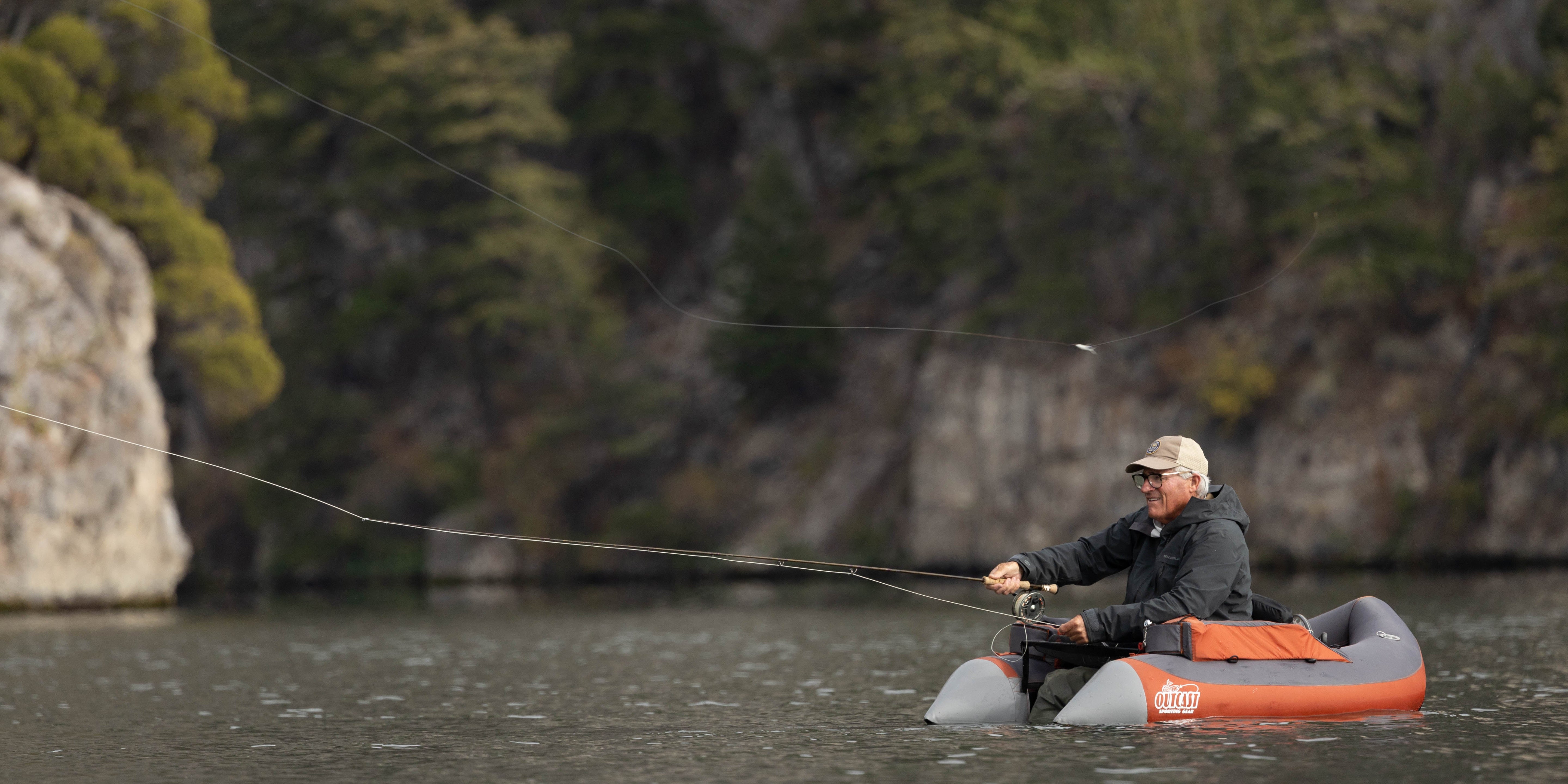 Outcast Series Float Tubes – OSG Series Tube on Stillwater | Outcast