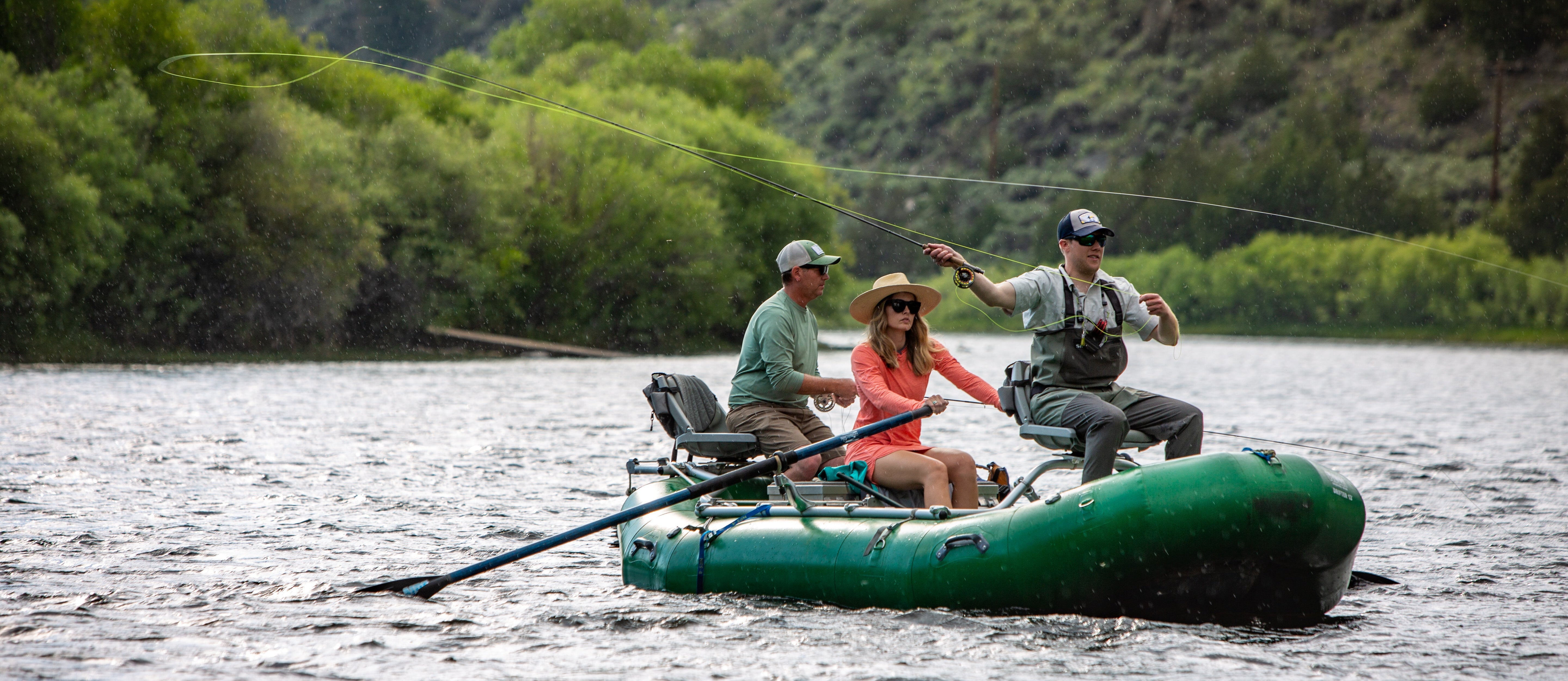 Fishing Rafts – PAC Series Raft on the River | Outcast Sporting Gear