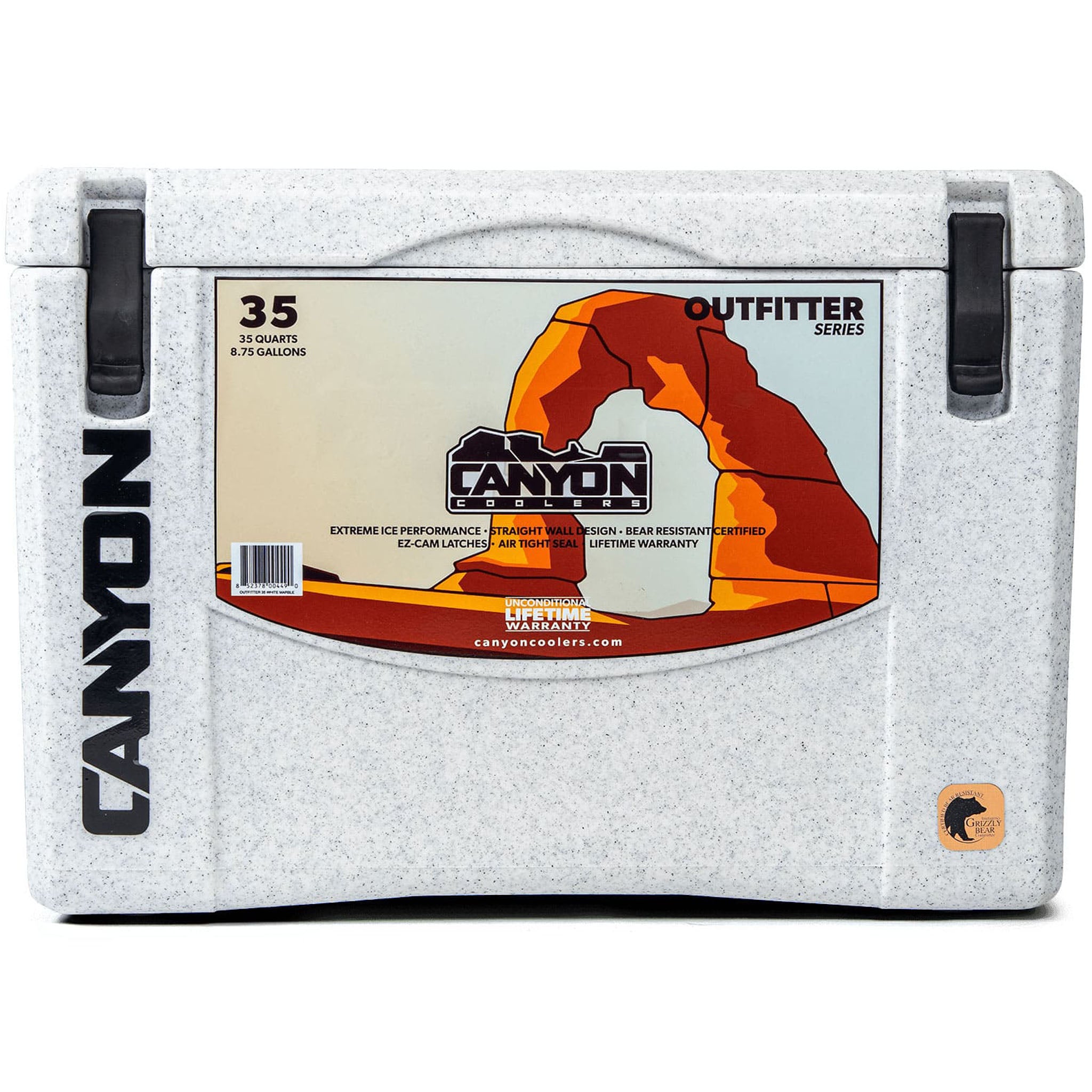 Canyon Outfitter 35qt Cooler | White Marble