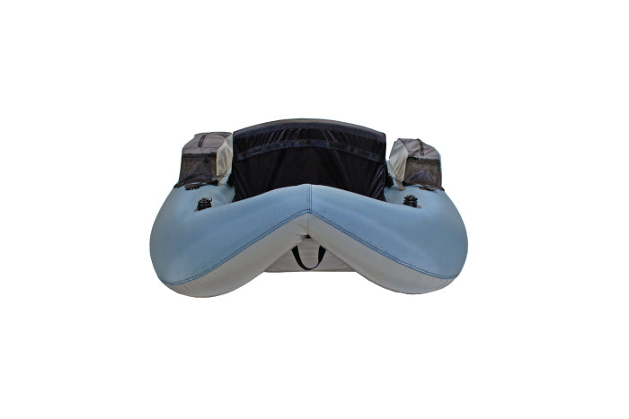 2026 Fish Cat 5 Max Float Tube – Rear View | Slate Colorway
