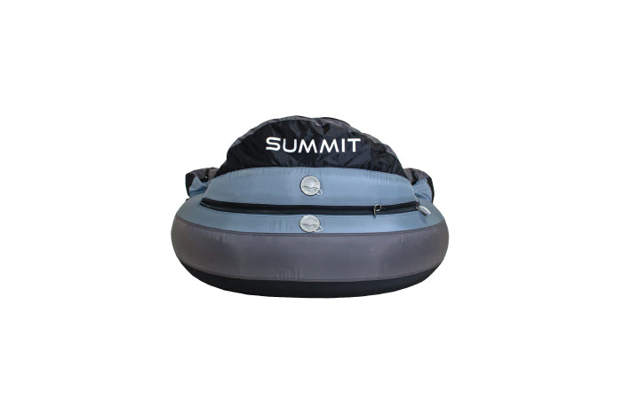 2026 OSG Summit Float Tube – Rear View | Slate/Gray Colorway