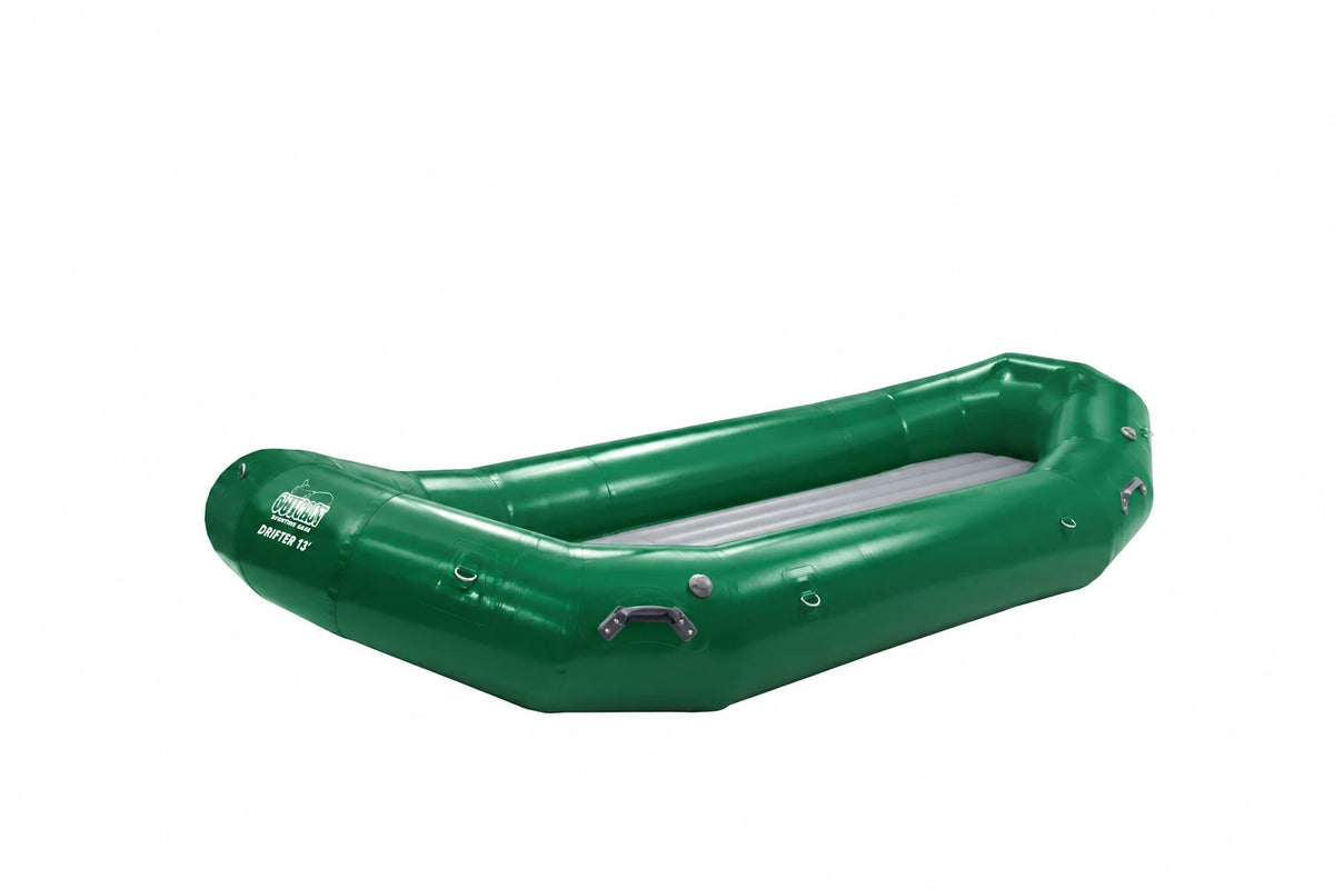OSG Drifter 13 inflatable fishing raft in Kelly Green – raft only, frame not included