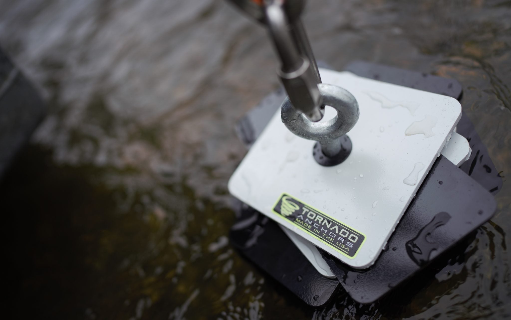 Tornado 18 lb lead-free fishing anchor, free in the OSG Striker raft bundle