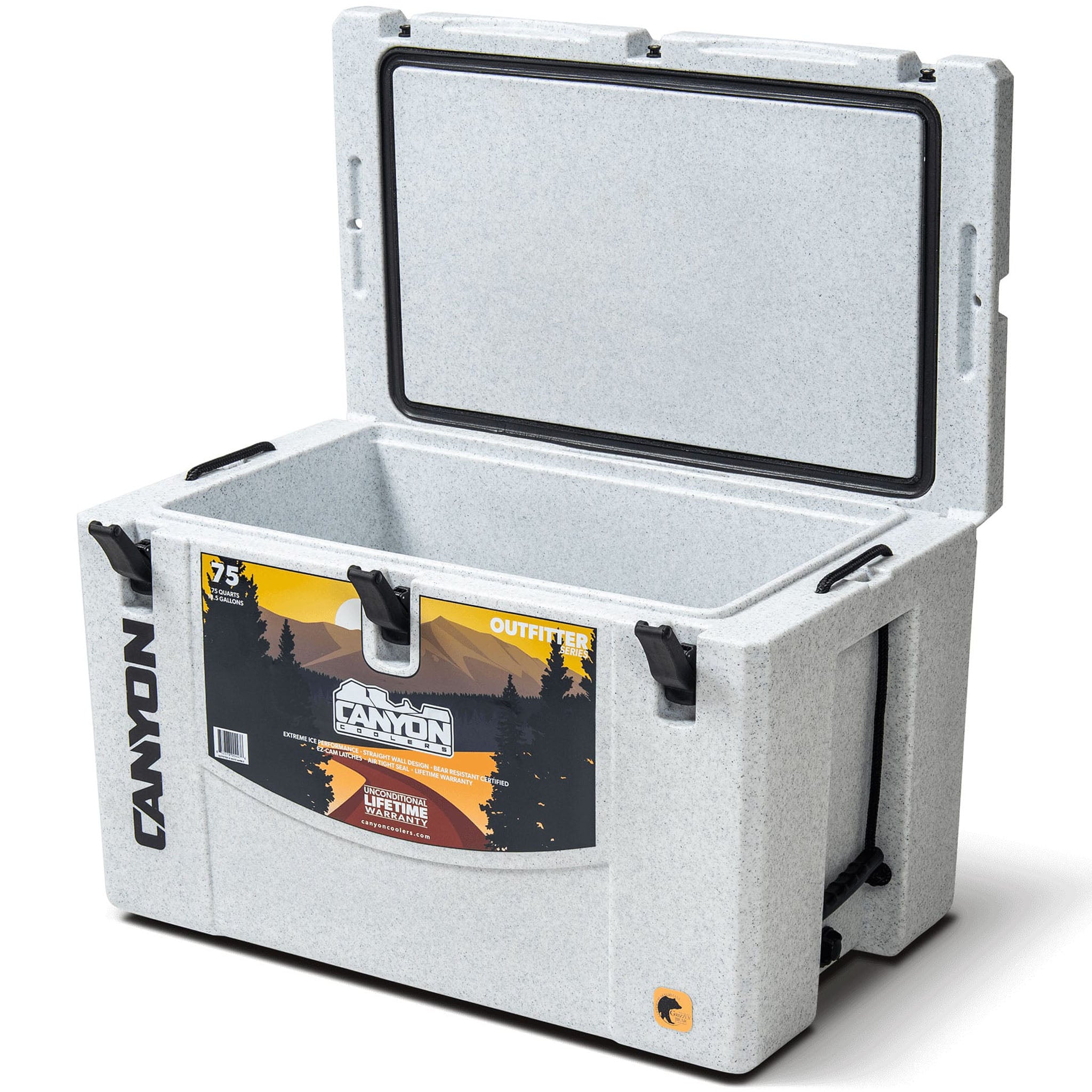 Canyon Coolers Outfitter 75qt Cooler | White Marble