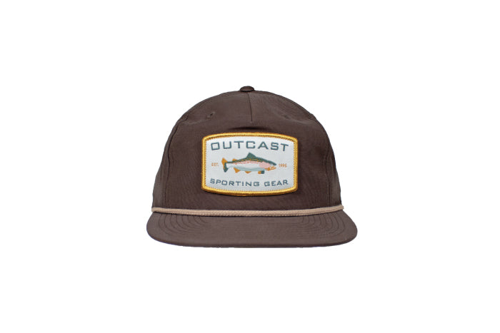 Outcast Gramps Fish Hat – Mocha | Old-School Angler Cap